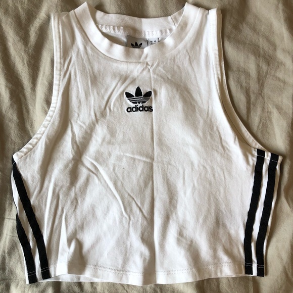 Amazing Condition White and Black Adidas Racer-tank - Picture 3 of 3